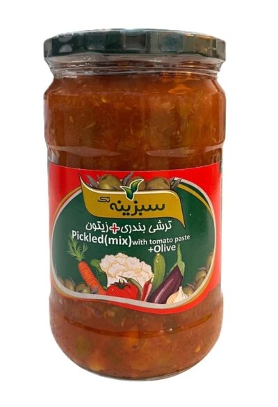 Pickled vegetable bandari with olives Sabzine 650g