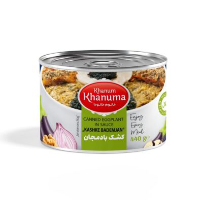 Canned Khanum Khanuma Kashk Bademjan 450g