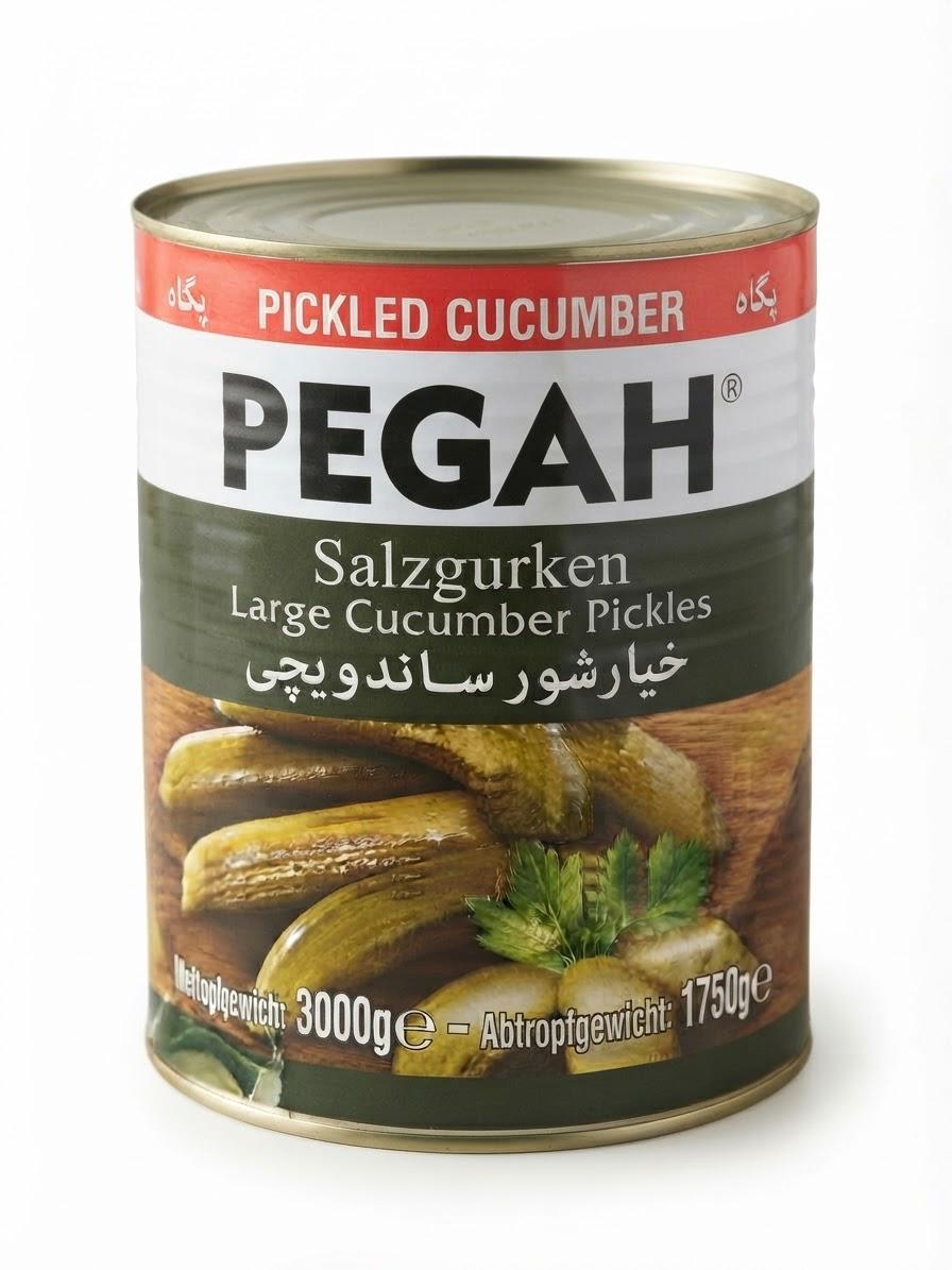 Pegah Large Pickled Cucumbers – 3 kg Pegah Large Pickled Cucumbers – 3 kg