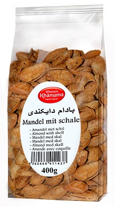 Mandeln mit Schale Khanum Khanuma400g