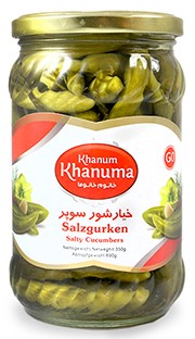 Salt cucumbers Khanum Khanuma G0 700g