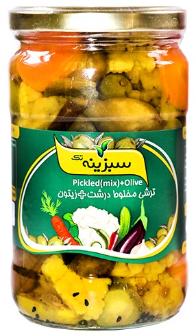 Pickled mixed with olive 650g