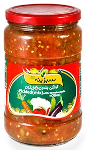 Pickled vegetable bandari with olives Sabzine 650g