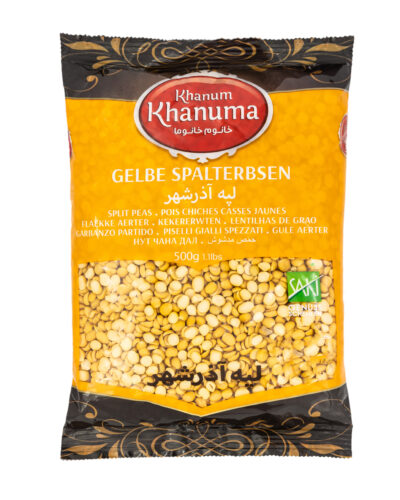 Special Khanum Khanuma yellow split peas 500g