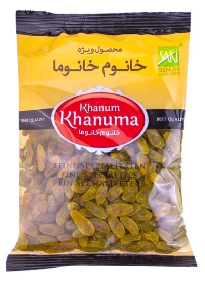 Special Khanum Khanuma Green Raisin 300g