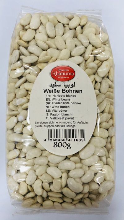 Khanum Khanuma White Beans 800g