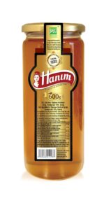 Honey with honeycomb Hanim 12x 600g