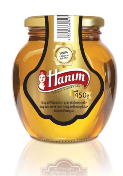Honey with honeycomb Hanim 12x 600g