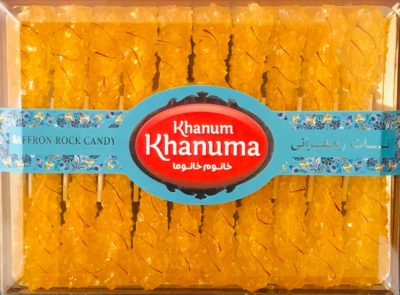 Candy Nabat Saffron Khanum khanuma 340g