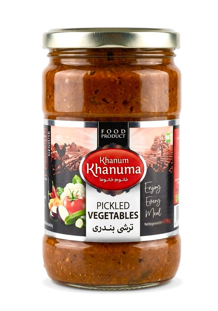 Eingelegtes Gemüse Khanum Khanuma Bandari Rote 1500g Eingelegtes Gemüse Khanum Khanuma Bandari Rote 1500g