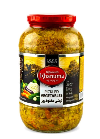 Eingelegtes Gemüse Khanum Khanuma Bandari Rote 1500g