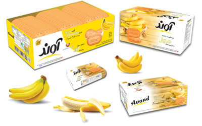 Biscuits Avand banana 900g