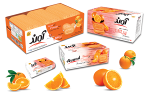 Biscuit Avand orange 900g