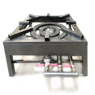 Cast Iron High Pressure Gas Burner 3 Pipe