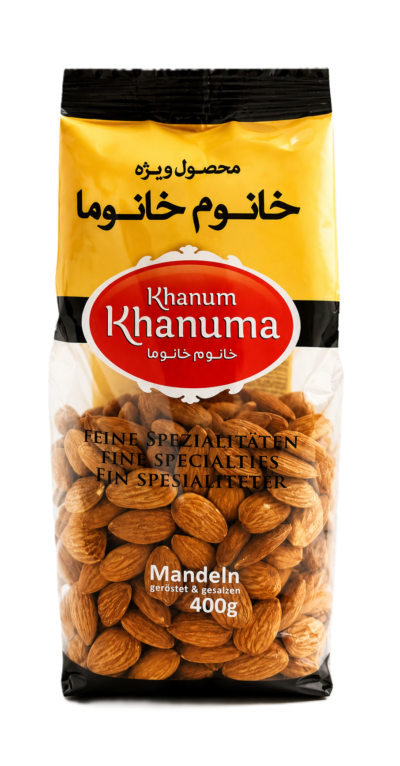 Khanum Khanuma gesalzene Mandeln 400g