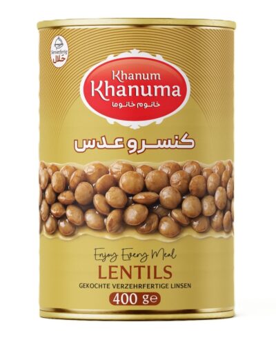 Khanum Khanuma Canned Lentils – 400 g